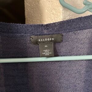 Halogen Deep Blue Knit Top